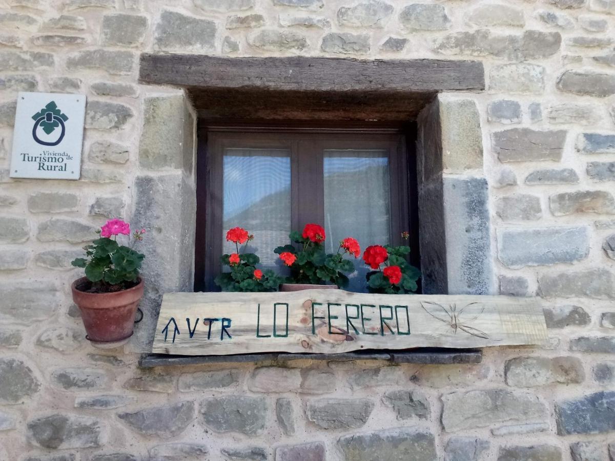 Gasthaus Casa Rural Lo Ferrero Belsué Exterior foto